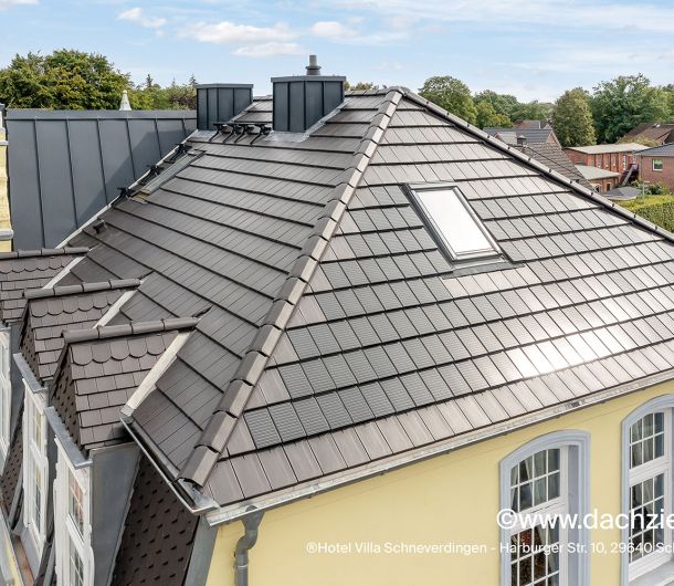 Stylist PV Solar Dachflächenziegel anthrazit